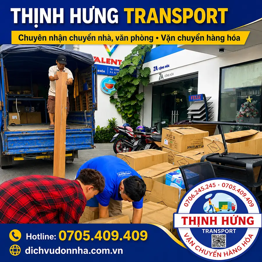 Chuyển nhà giá rẻ an toàn tại Hồ Chí Minh