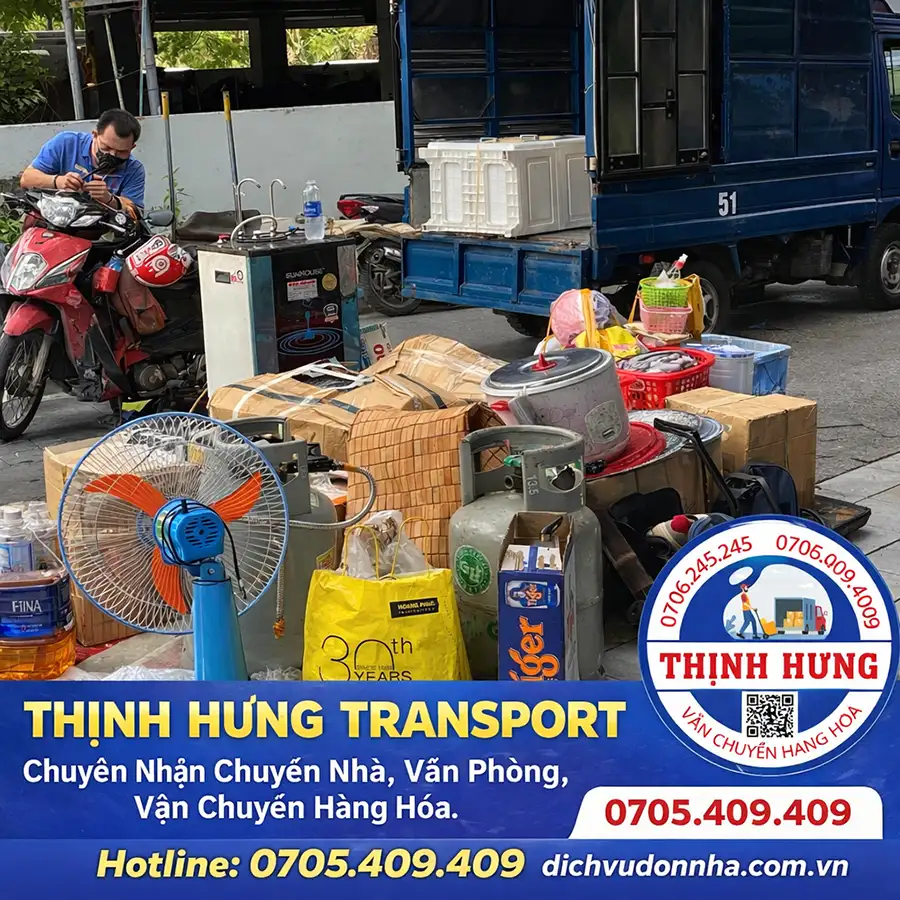 Dịch vụ chuyển nhà TPHCM giá rẻ an toàn uy tín