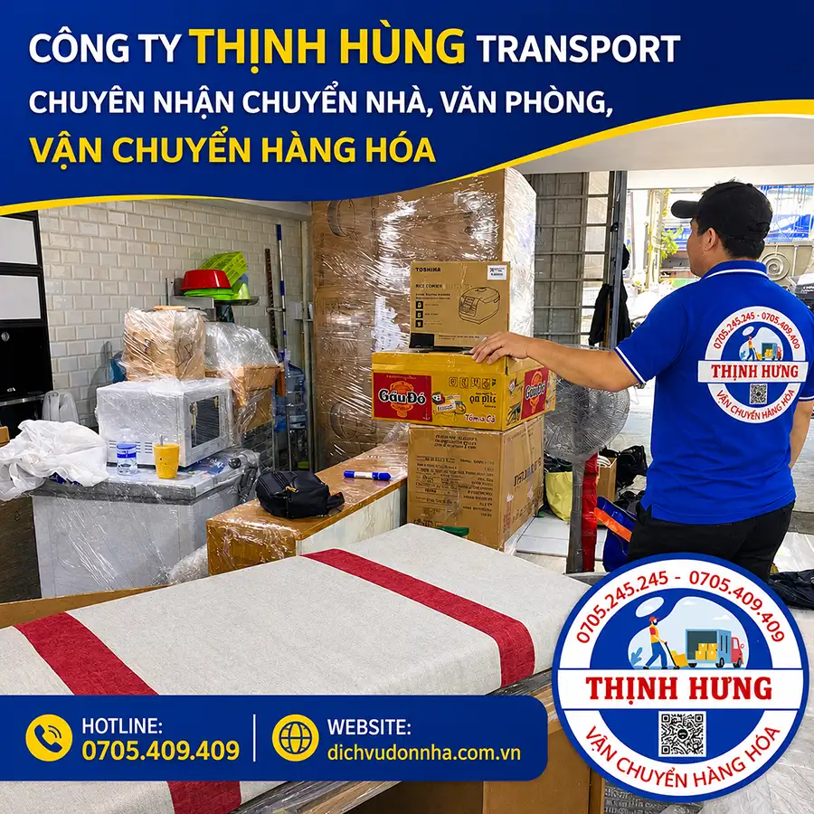 Dịch vụ chuyển nhà trọn gói hcm giá rẻ