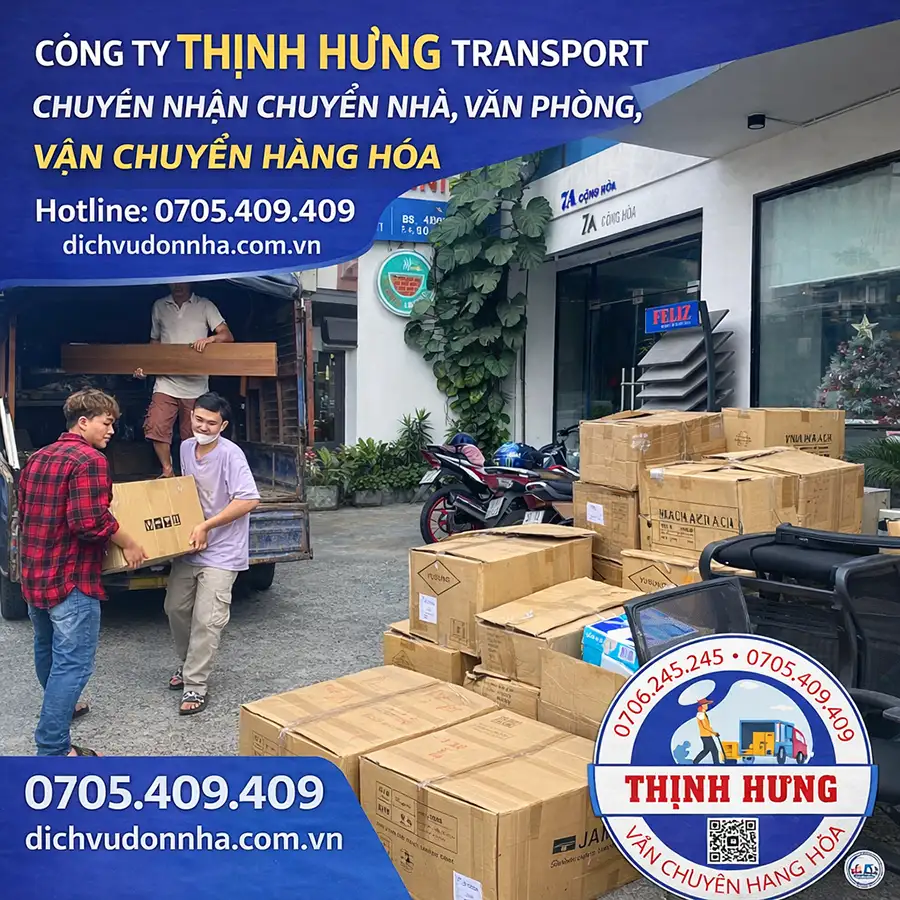 Xe tải chuyển nhà trọn gói giá rẻ hcm